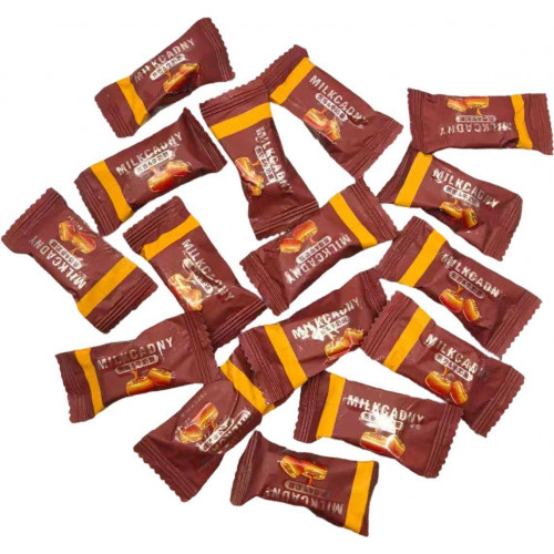 Конфеты карамельные MILKCANDY со вкусом кофе с молоком 2,5кг*6уп в 1кор