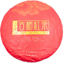 Чай красный пуэр Gu Shu Hong Cha 357гр