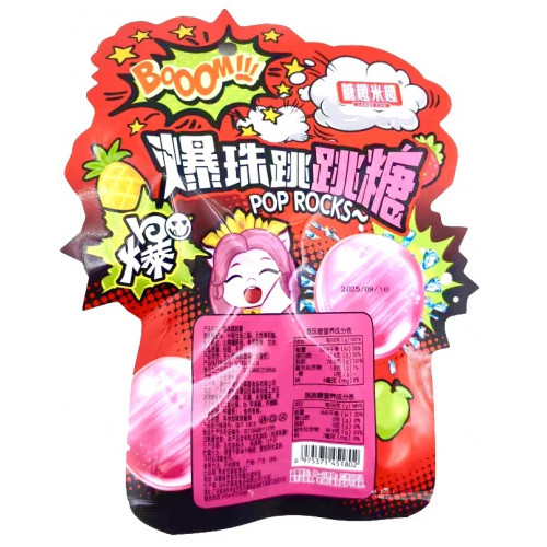 Карамель взрывная Pop Rocks мультифруктовая 12гр*12бл*12шт-1