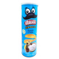 Чипсы картофельные Krakata со вкусом морской соли 160гр*14шт в 1кор