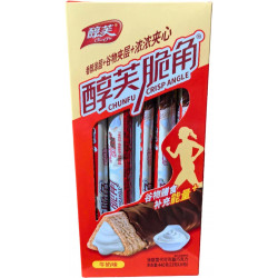Хрустящее бисквитное печенье с отрубями Crisp Angle с молочной начинкой