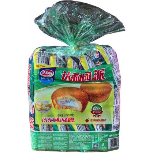 Пирожное DALIYUAN PIE c начинкой сливочный крем 23гр*10шт*16бл