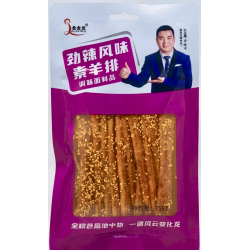 Снек соевый Yu jin long President острые палочки с кунжутом 76гр*10бл*10шт