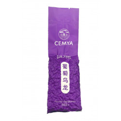 Чай зеленый крупнолистовой Cemya со вкусом винограда 100гр