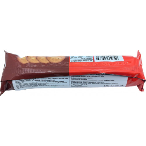 Крекеры шоколадные Zizi biscuit 66гр*60шт в 1кор-1
