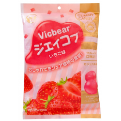 Конфеты желейные Vicbear со вкусом клубники 500гр*10шт в 1кор