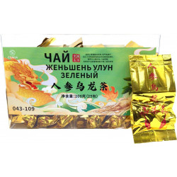 Чай зеленый Cemya женьшеневый улун 200гр*25пакетиков